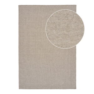 Nila Tæppe, håndvævet, mørk sand, 200x300 cm