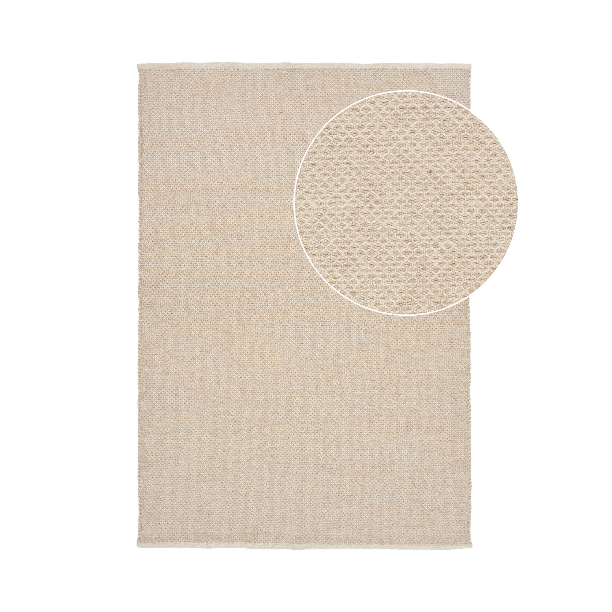 Gaya Tæppe, håndvævet, beige, 160x230 cm