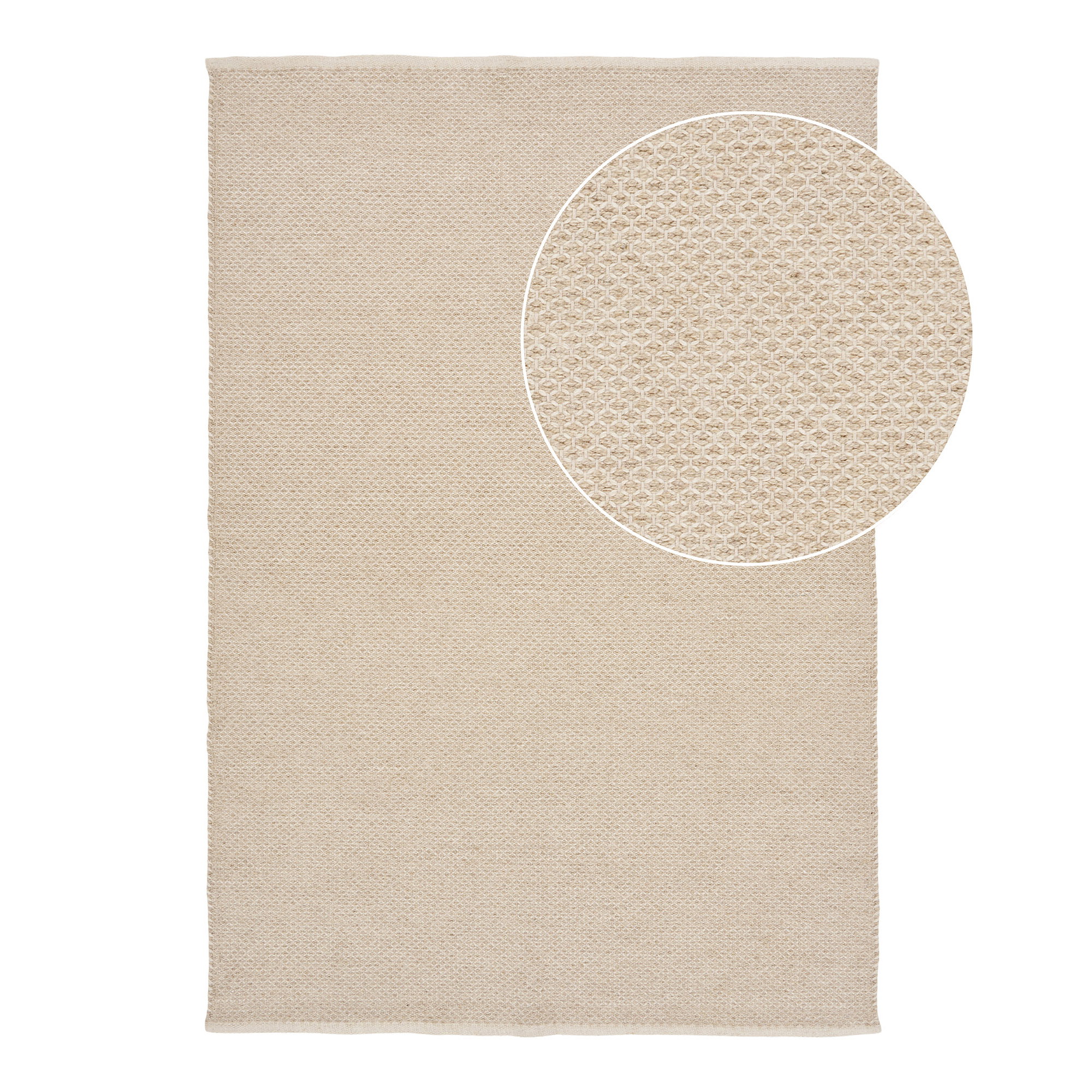 Gaya Tæppe, håndvævet, beige, 200x300 cm