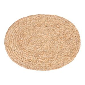 Alternative view of Bombay Dækkeservietter, flettet jute, natur, oval, 35x45 cm, sæt af 4