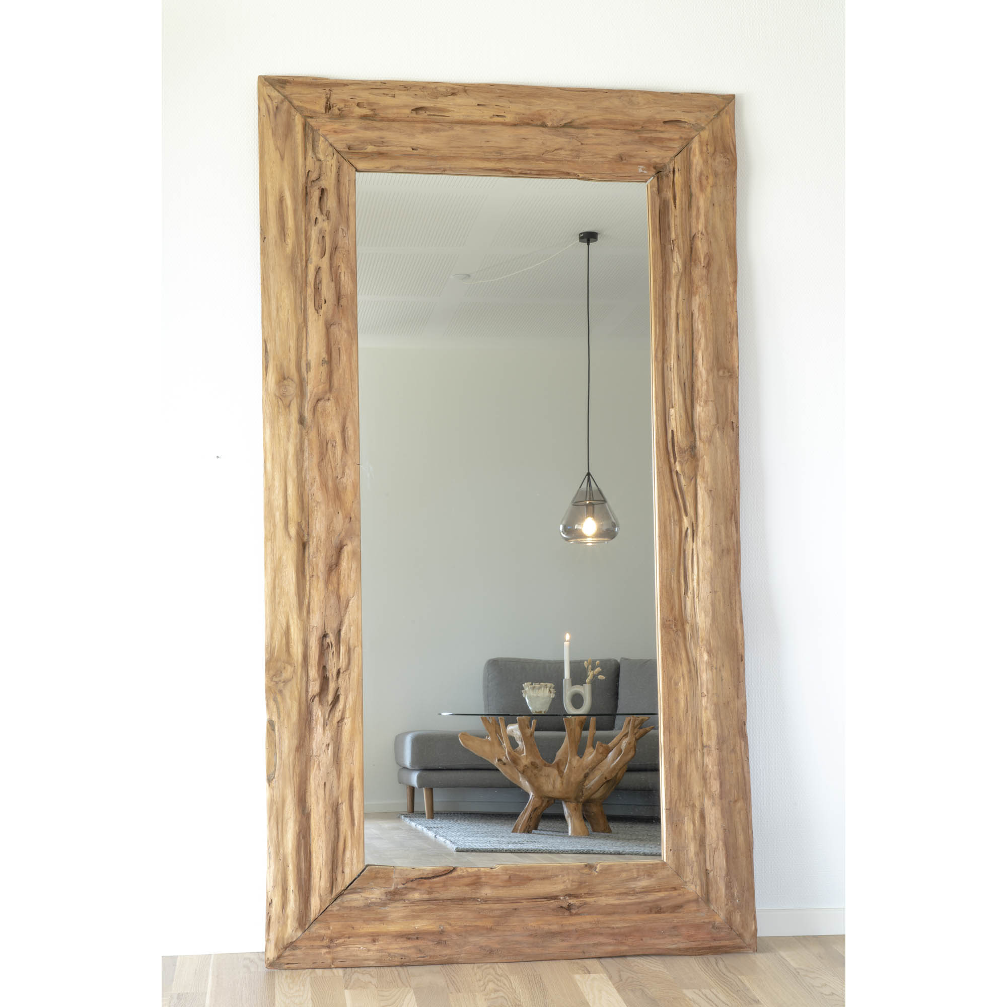 Granada Antik Spejl, teak, natur, 101x180 cm - Billede 6