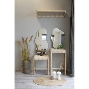 Palermo Spejl, organisk form, 40x60 cm - Billede 3