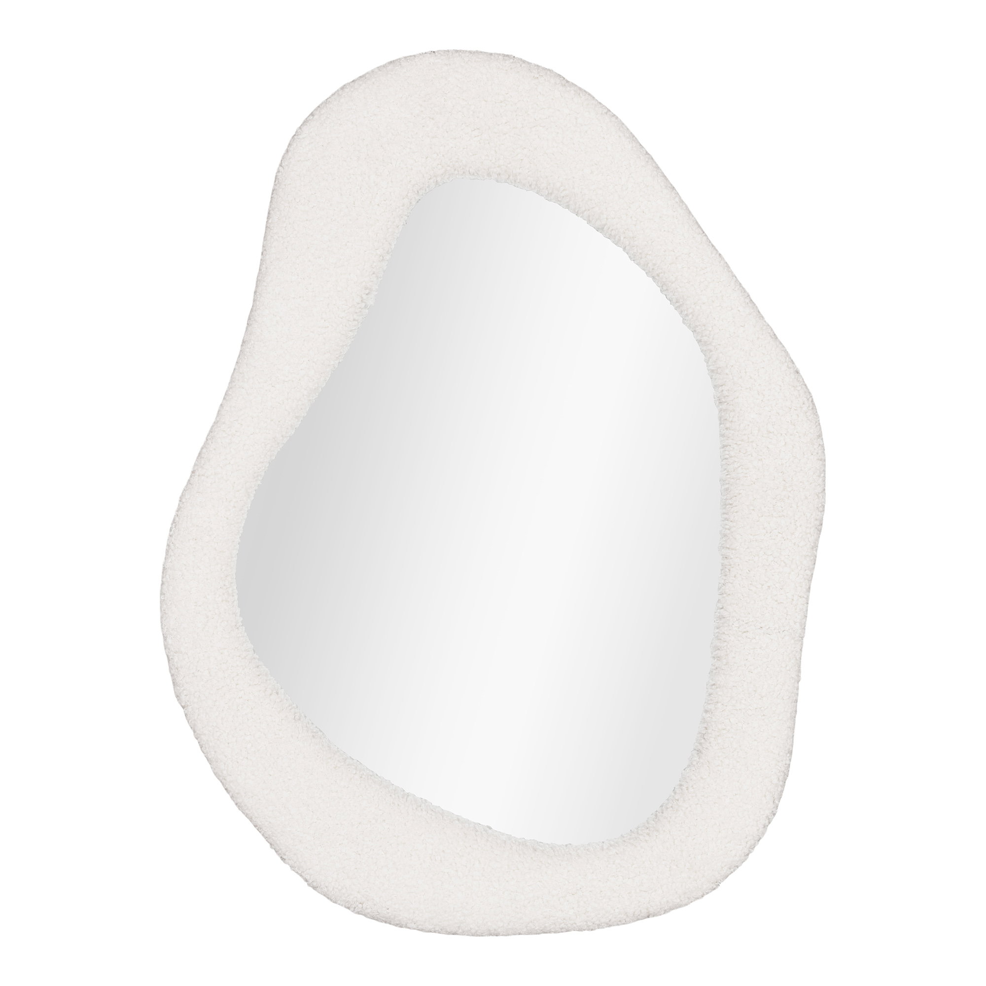 Bosa Spejl, teddy, hvid, 46,5x61 cm