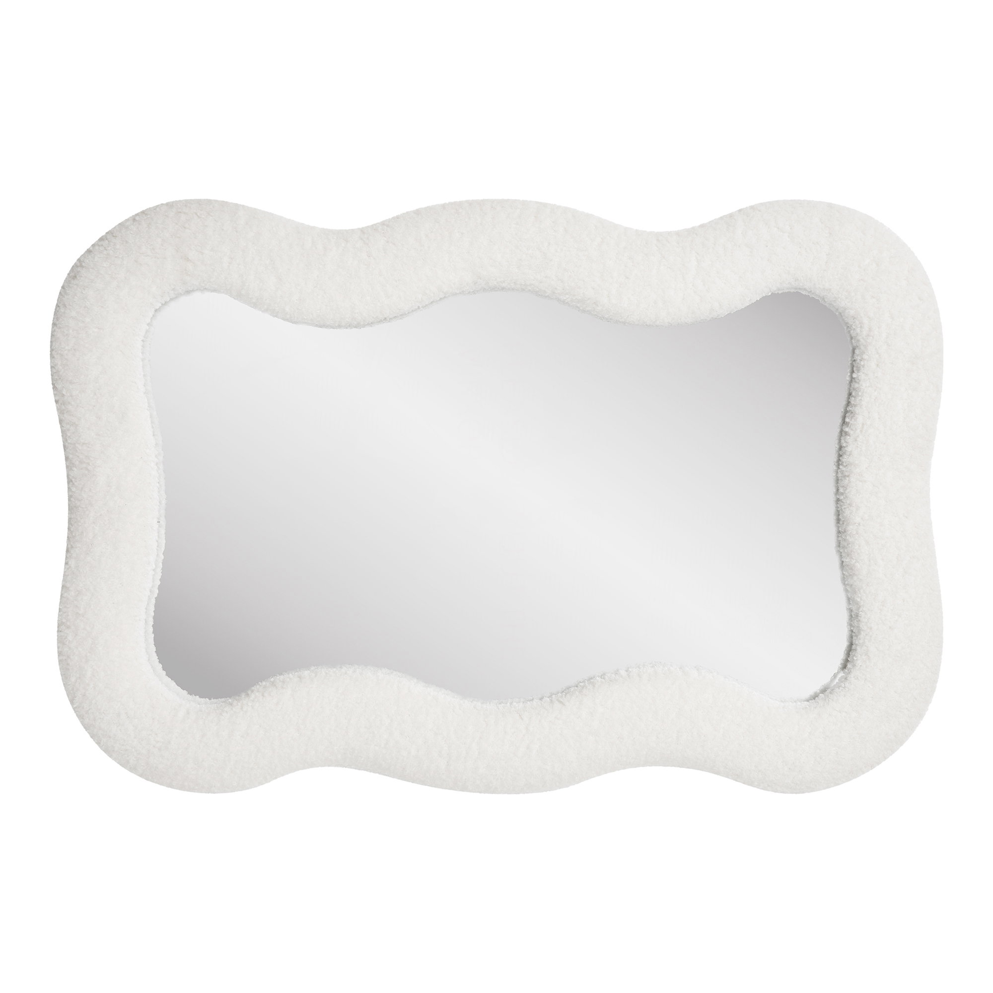 Bosaro Spejl, teddy, hvid, 80x54 cm - Billede 2