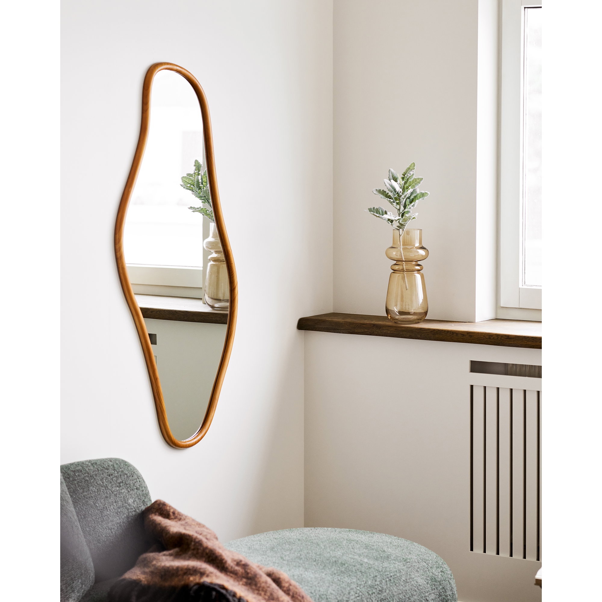 Brandsby Spejl, fyrretræ, natur, 60x120 cm - Billede 3
