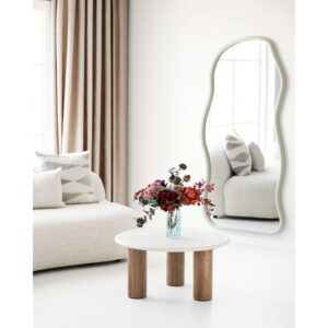 Bega Spejl, organisk form, beige, 89x180 cm - Billede 5