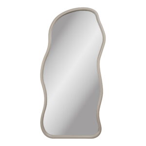 Bega Spejl, organisk form, beige, 89x180 cm