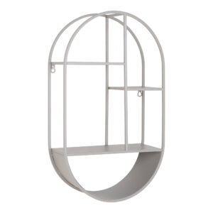 Feira Væghylde, oval, stål, cool grey, 35x15x60 cm - Billede 3
