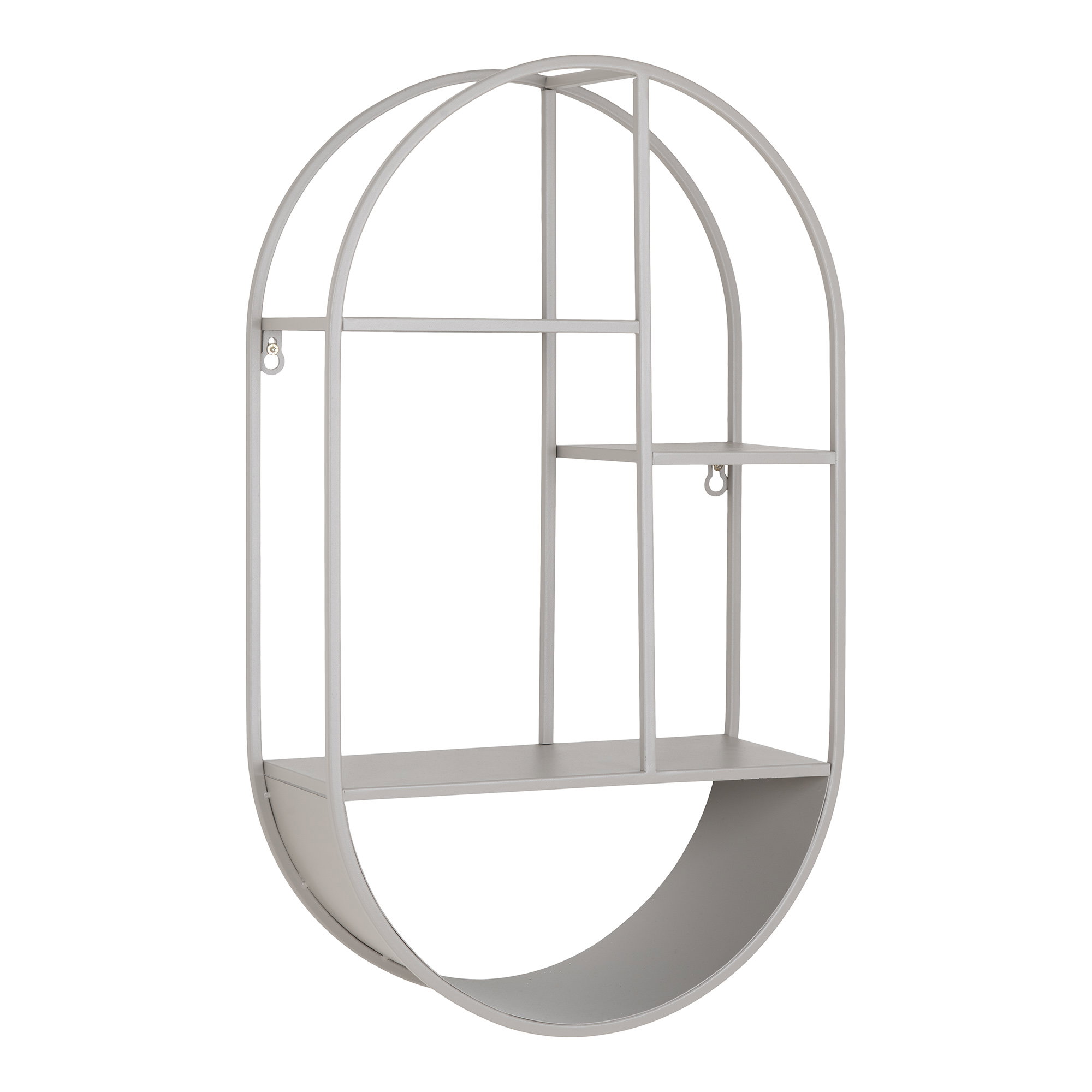 Feira Væghylde, oval, stål, cool grey, 35x15x60 cm - Billede 3