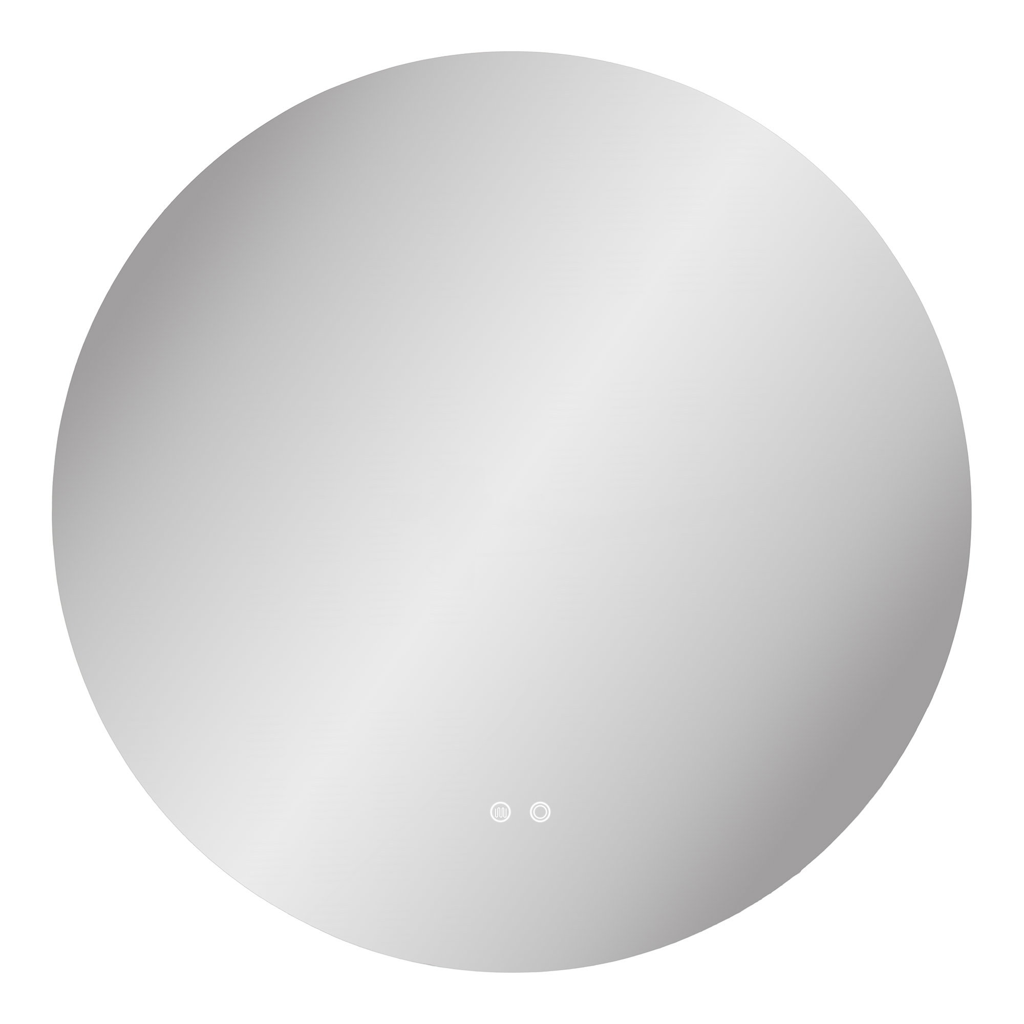 Kiama Spejl med LED, antidug og 3 lysniveauer, ø80 cm