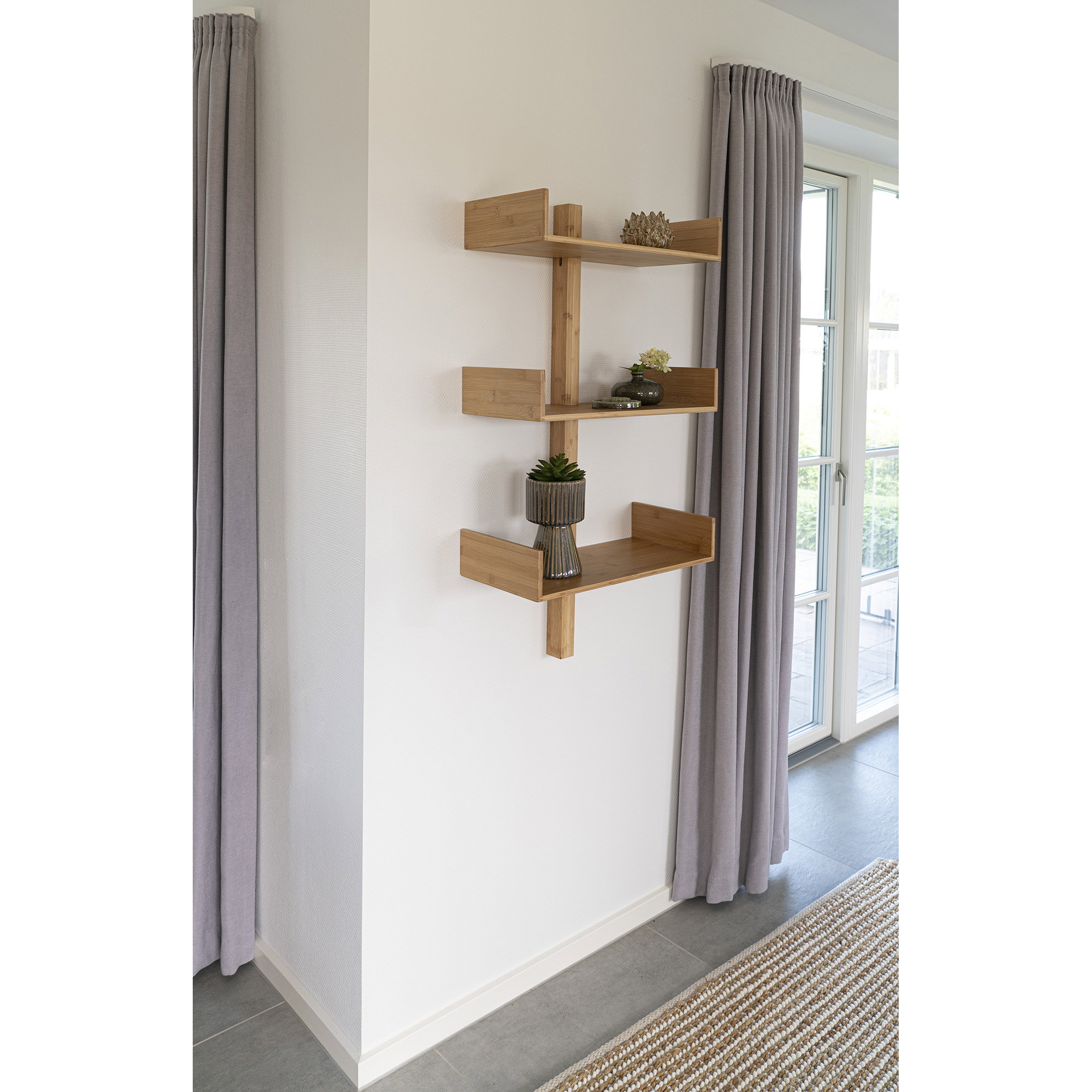 Villa Hylde, bambus, natur, 50x102 cm - Billede 6