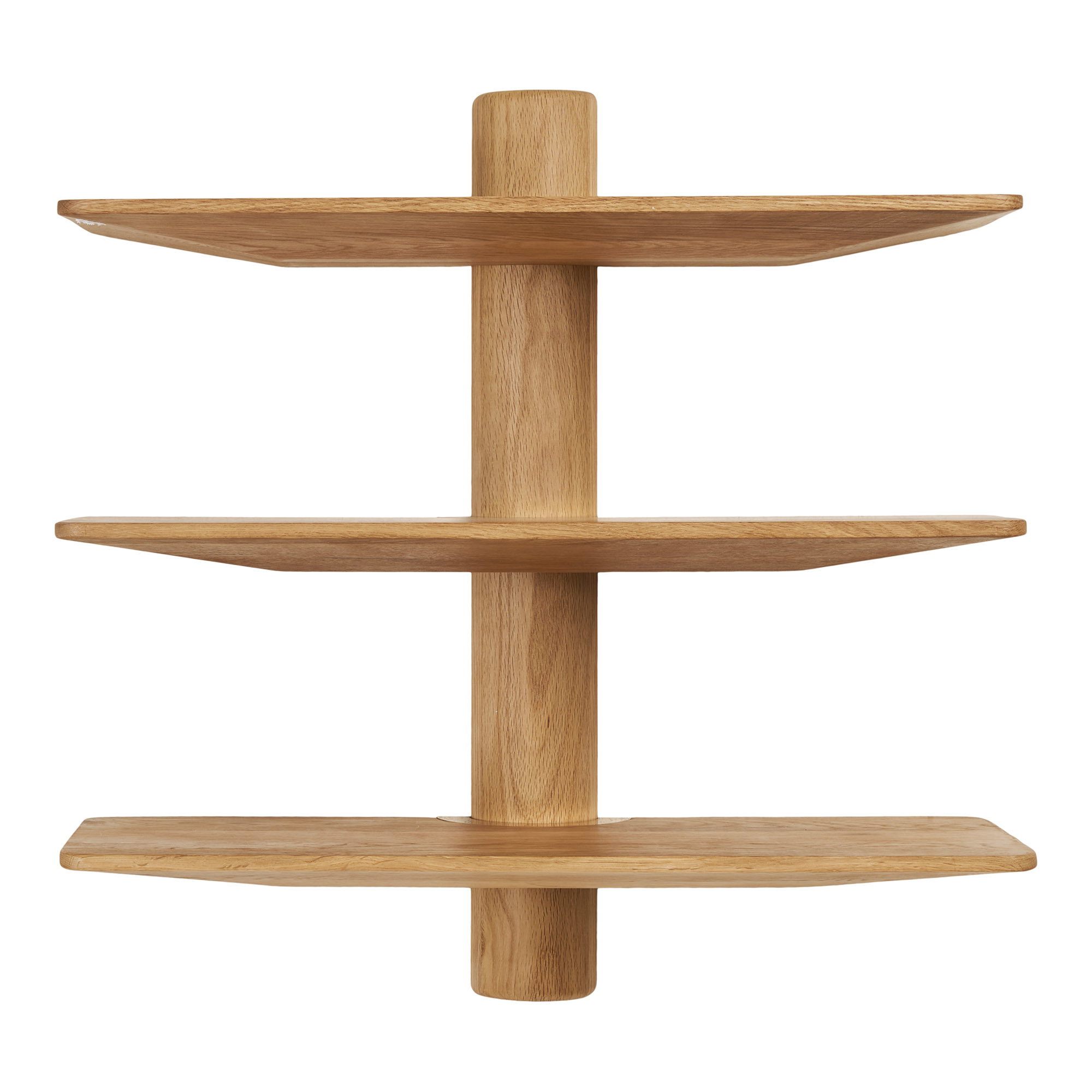 Calcata Væghylde, 3 hylder, egetræ, 55x22x55,5 cm
