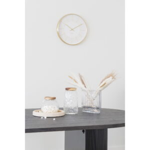 Takamaka Vægur, aluminium, guld, lydløs, ø40 cm - Billede 3