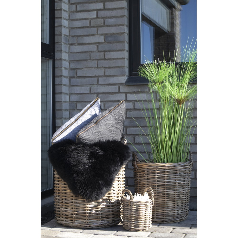 Caor Kurve, kubu rattan, natur, sæt af 4 - Billede 3