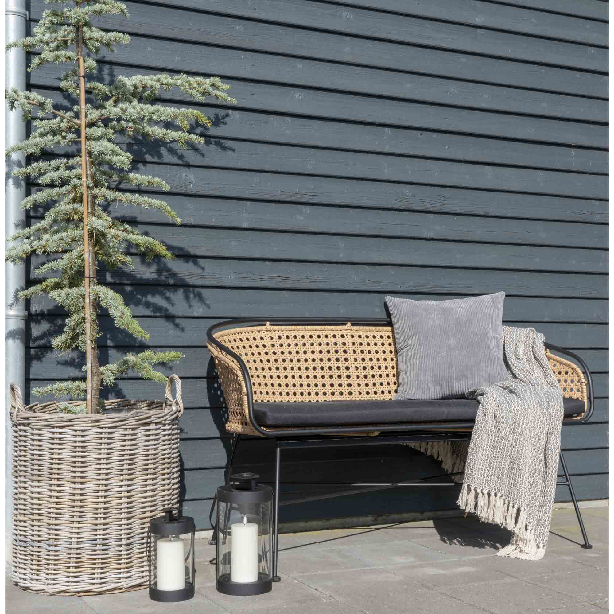 Caor Kurve, kubu rattan, natur, sæt af 4 - Billede 6