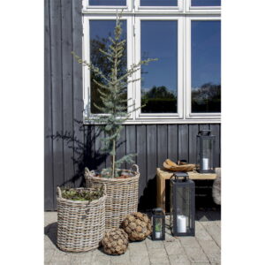 Alternative view of Indo Kurve, kubu rattan, natur, sæt af 2