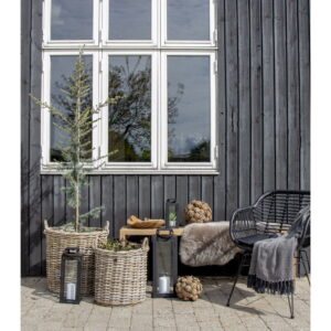 Indo Kurve, kubu rattan, natur, sæt af 2 - Billede 4