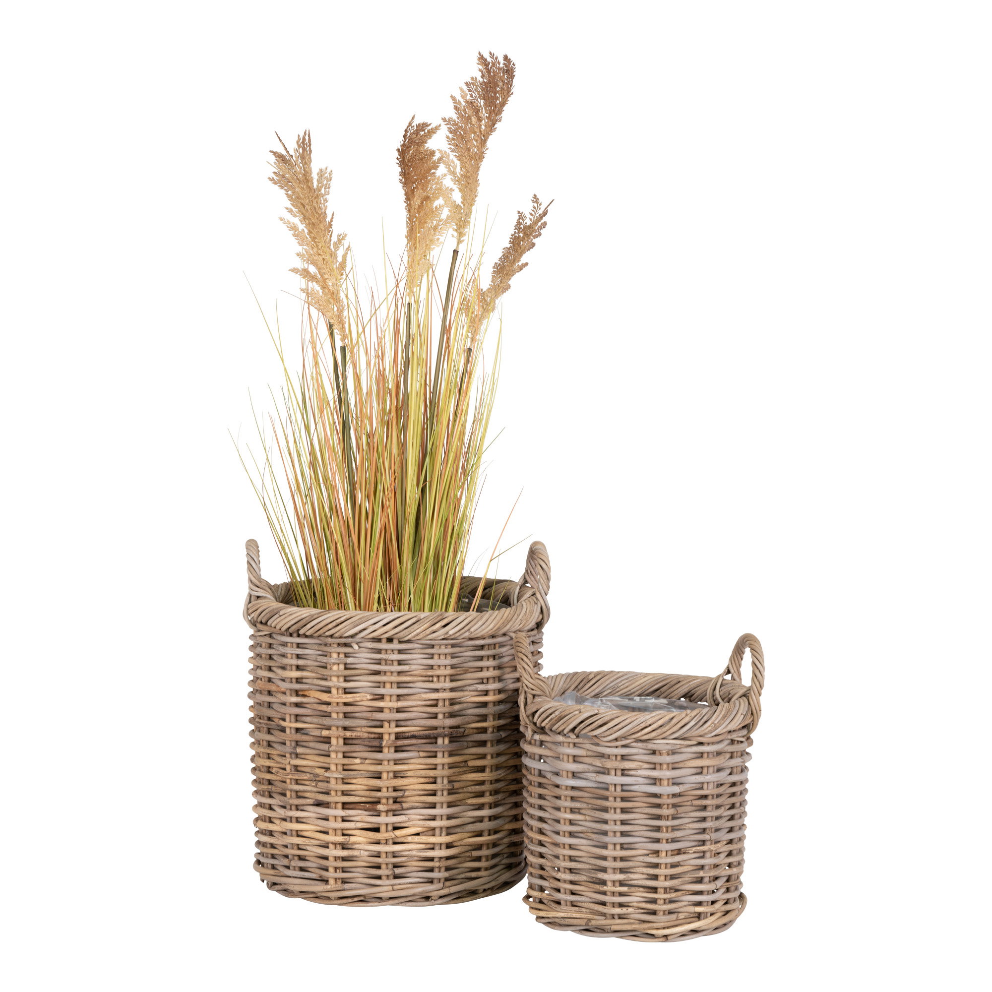 Gili Kurve, kubu rattan, natur, sæt af 2 - Billede 2