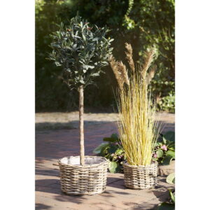 Kalak Kurve, kubu rattan, natur, sæt af 2 - Billede 4