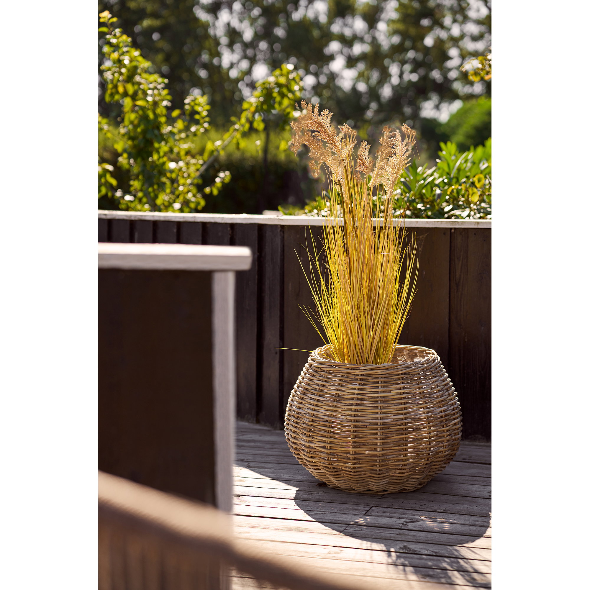 Melaka Kurv, kubu rattan, natur, sæt af 2 - Billede 3