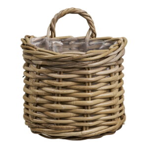 Alternative view of Keli Kurv, kubu rattan, natur, 23x23x27 cm