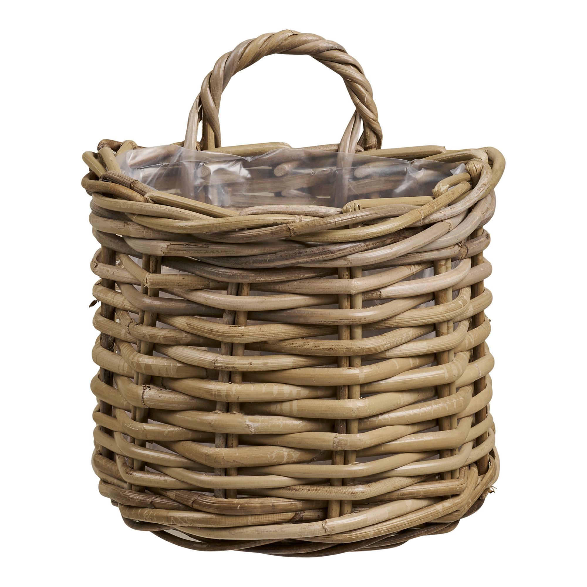 Keli Kurv, kubu rattan, natur, 23x23x27 cm - Billede 2