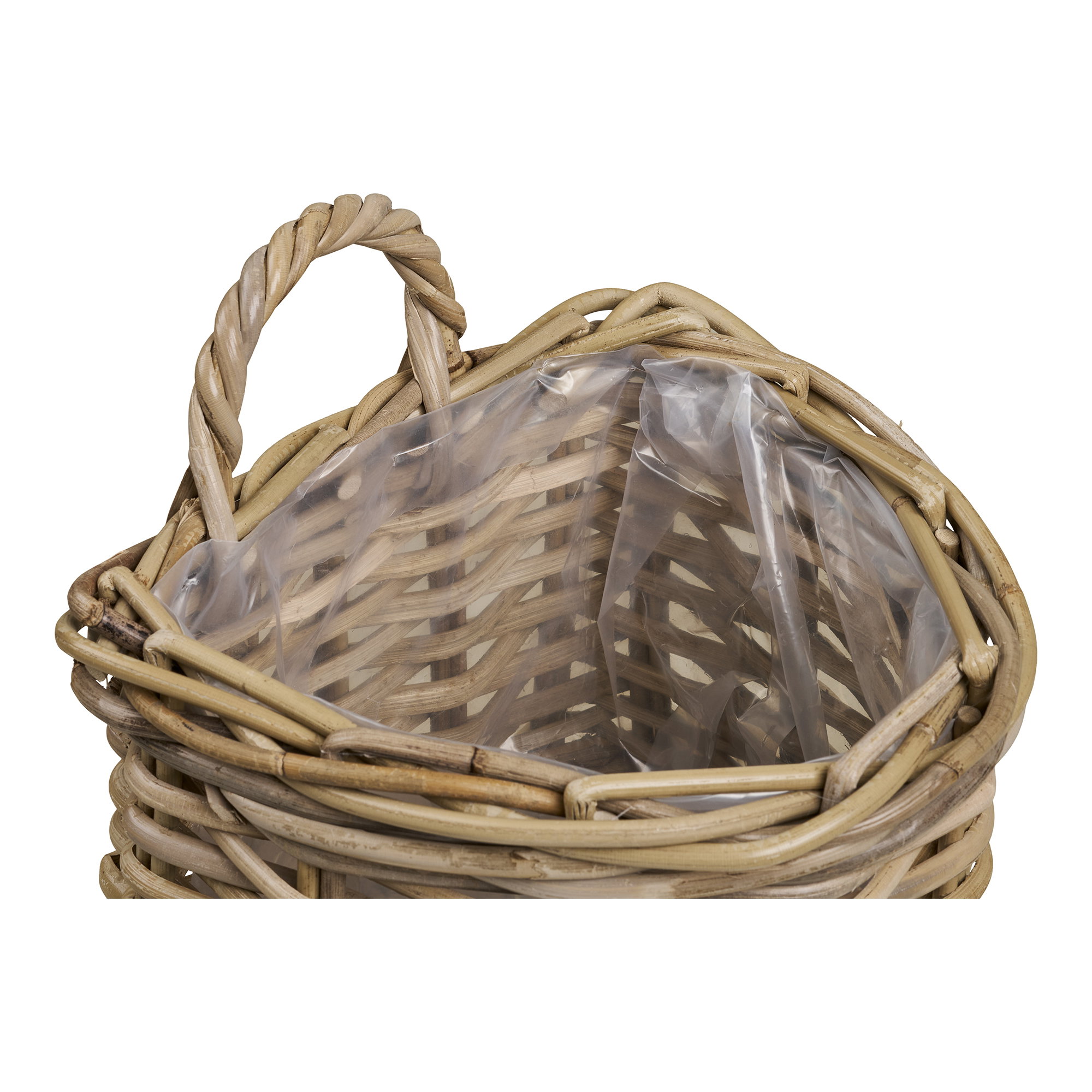 Keli Kurv, kubu rattan, natur, 23x23x27 cm - Billede 3