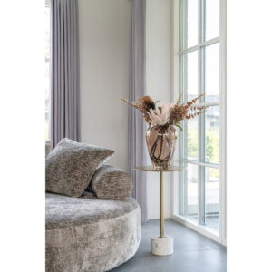 Vase, mundblæst glas, brun, ø22x29 cm - Billede 4