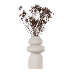 Vase, keramik, beige, ø14,5x26,5 cm - Billede 3