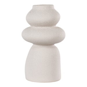 Vase, keramik, beige, ø14,5x26,5 cm