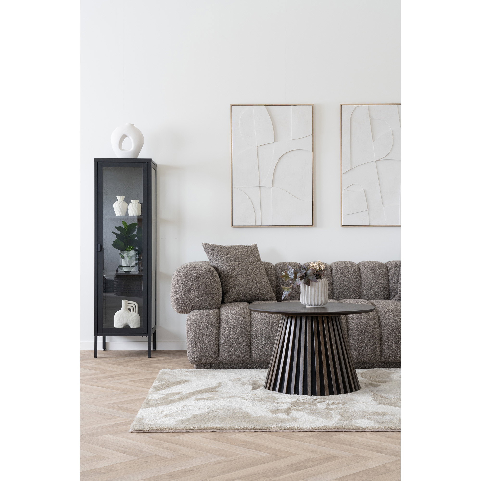 Vase, keramik, hvid, sæt af 2 - Billede 9