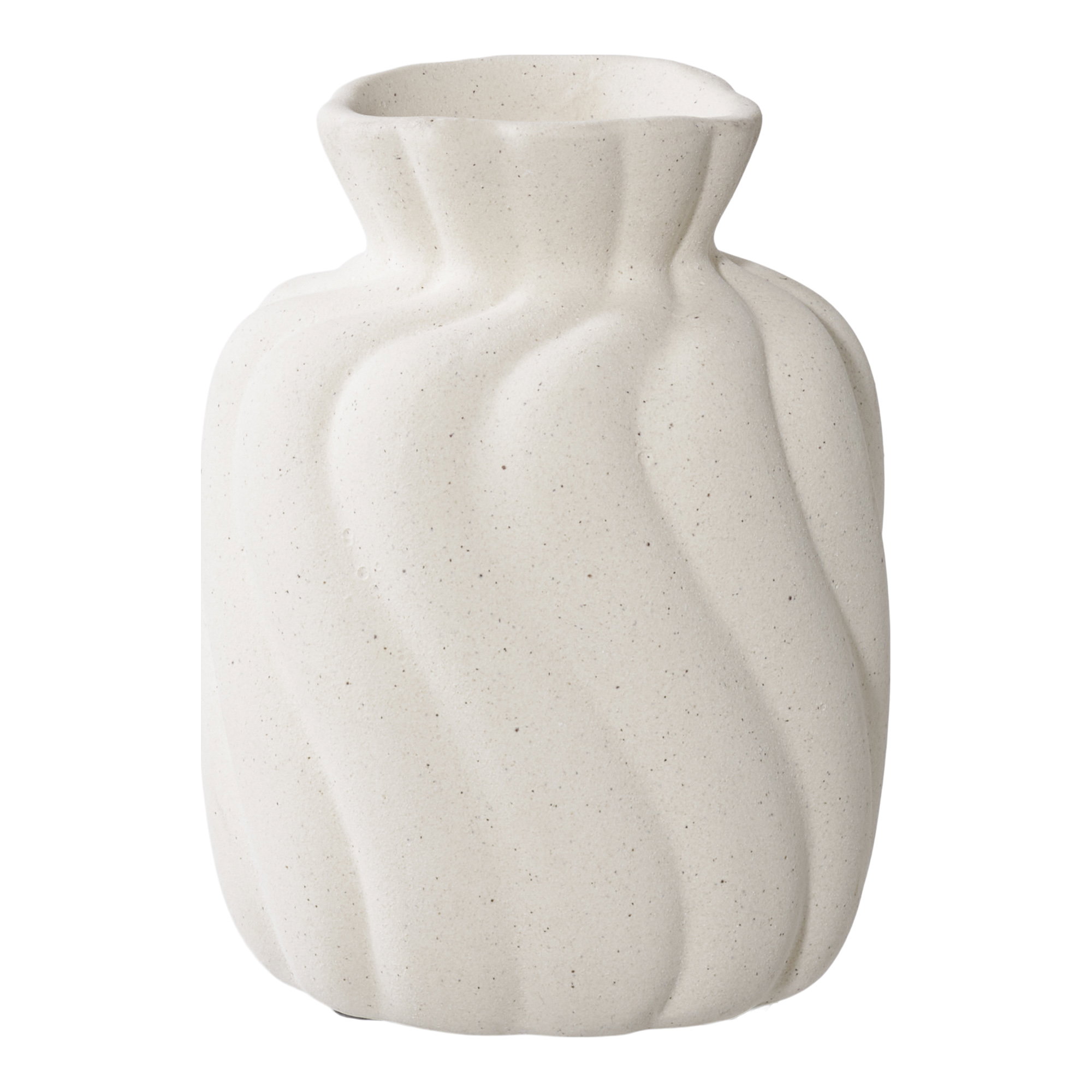 Vase, keramik, hvid, sæt af 2 - Billede 3