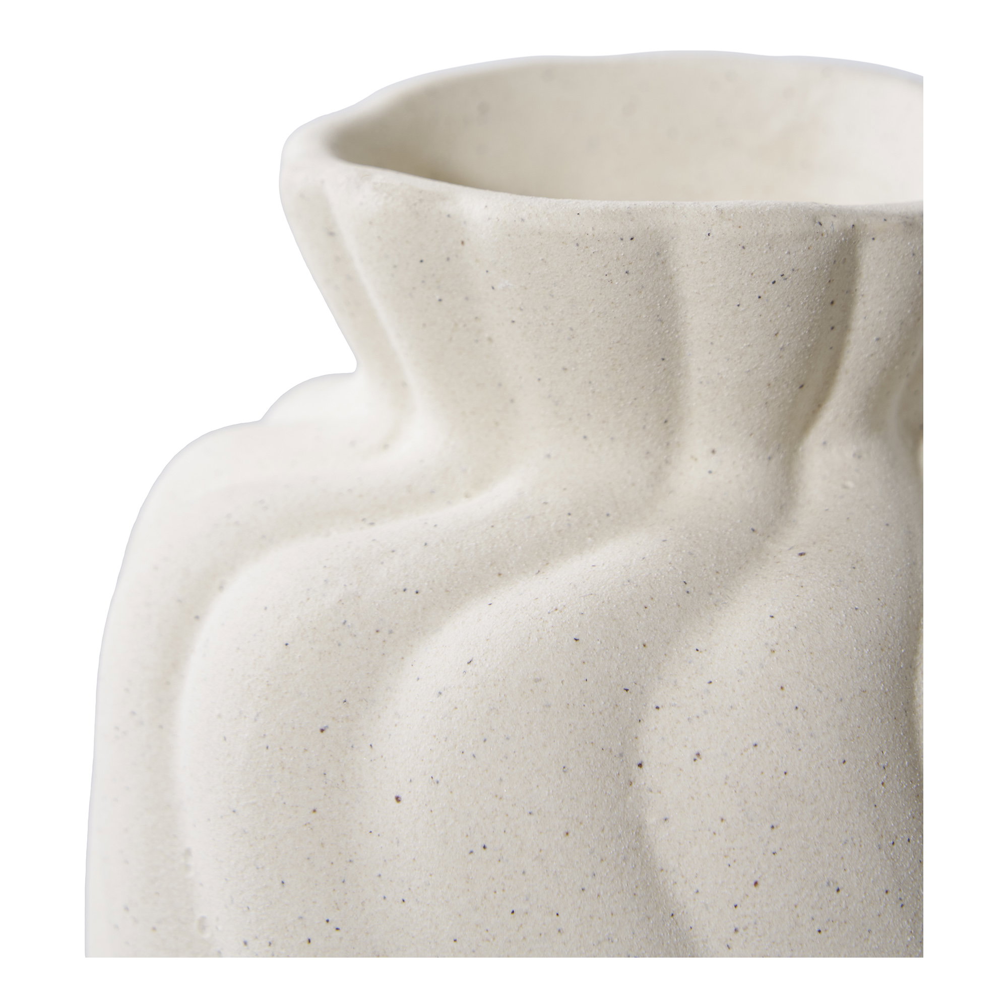 Vase, keramik, hvid, sæt af 2 - Billede 5