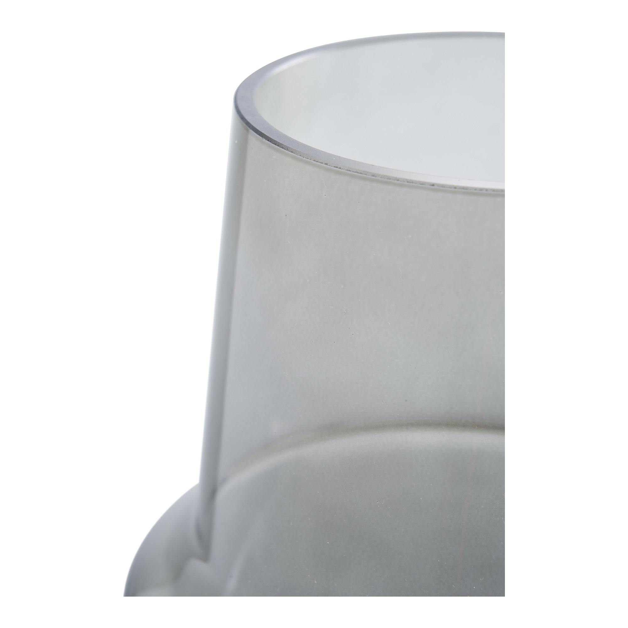 Vase, glas, smoked grå, ø15x19 cm - Billede 2