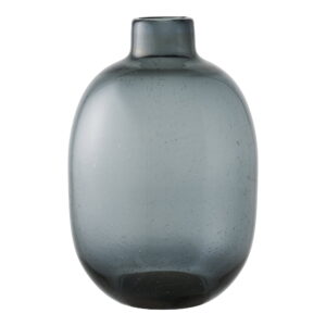 Vase, glas, smoked sort, ø23x35 cm