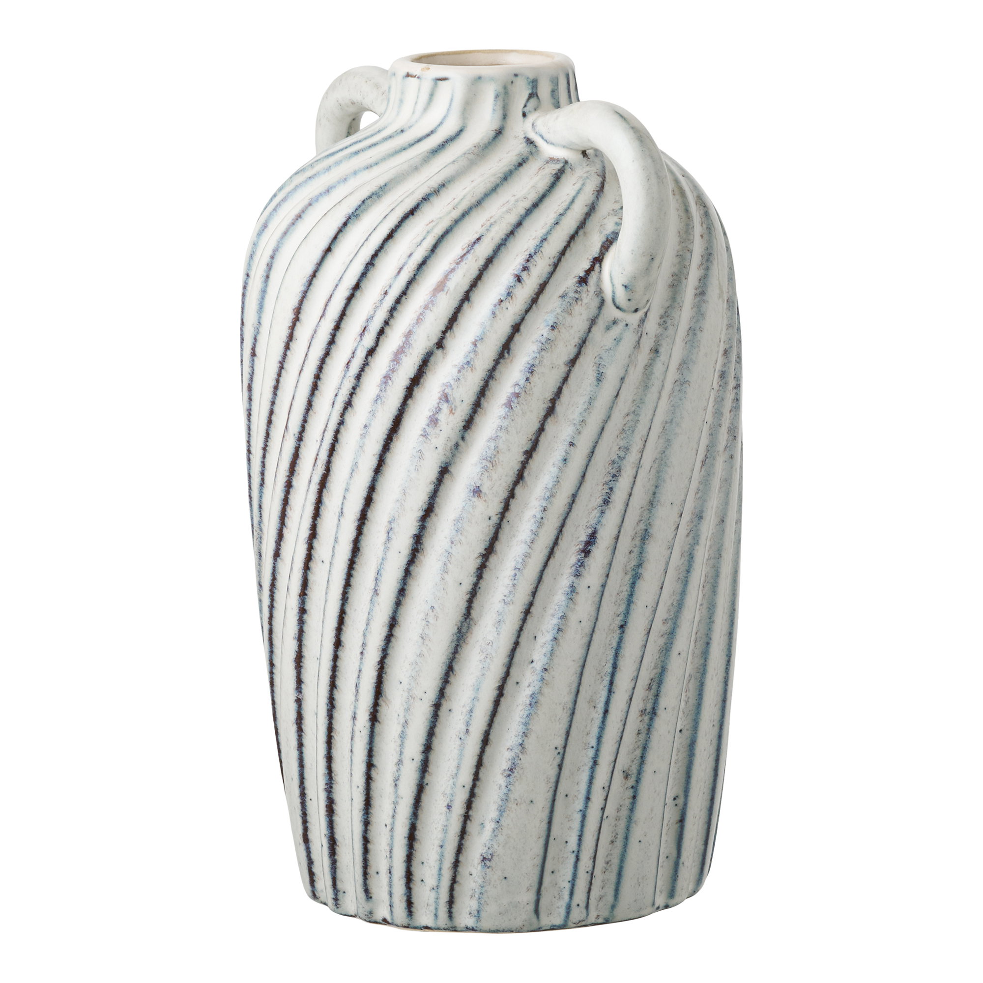 Vase, keramik, blå, 15,5x14x22 cm - Billede 2