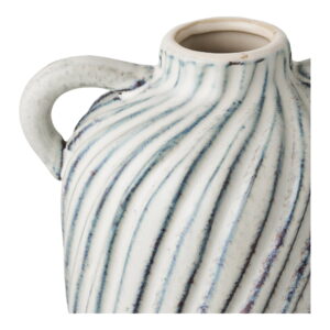 Vase, keramik, blå, 15,5x14x22 cm - Billede 3