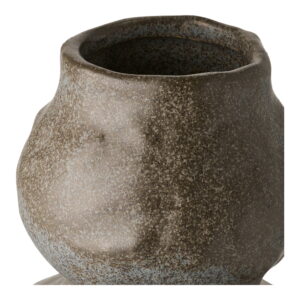 Alternative view of Vase, keramik, mørkegrå, ø14,5x33,5 cm