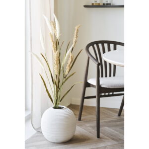 Vase, keramik, hvid, ø30x28,5 cm - Billede 3