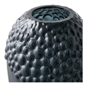 Alternative view of Vase, glas, mørkegrå, ø14x25 cm