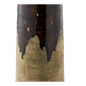 Alternative view of Vase, keramik, brun, ø12,5x48 cm