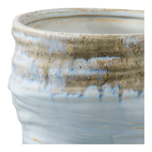 Alternative view of Vase, keramik, lyseblå, ø19,5x22,5
