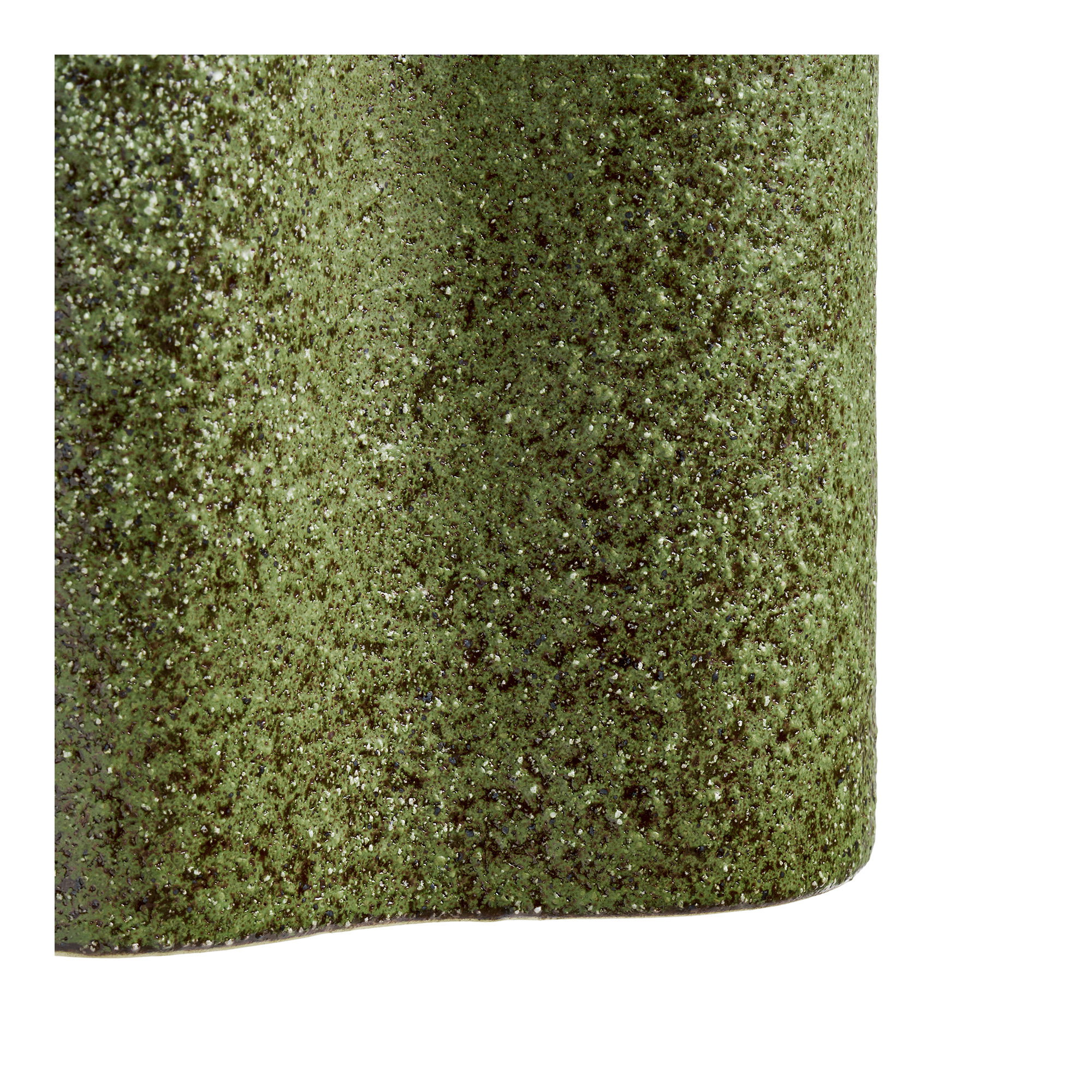 Vase, keramik, mørk skov grøn, 14,5x19x14,5 cm - Billede 3