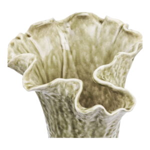 Alternative view of Vase, keramik, mørk sand, ø22x23,5 cm
