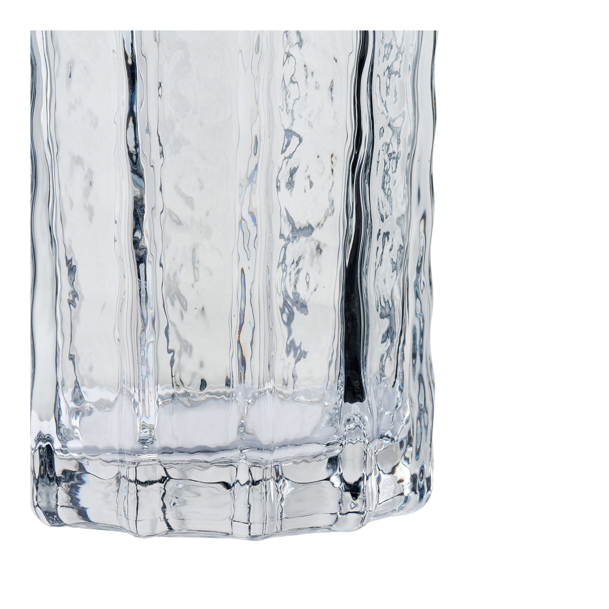 Vase, mundblæst glas, smoke grå, ø10x20 cm - Billede 3