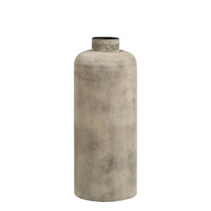 Hou Dekorationskrukke, metal, antik beige, ø24x60,5 cm - Billede 4