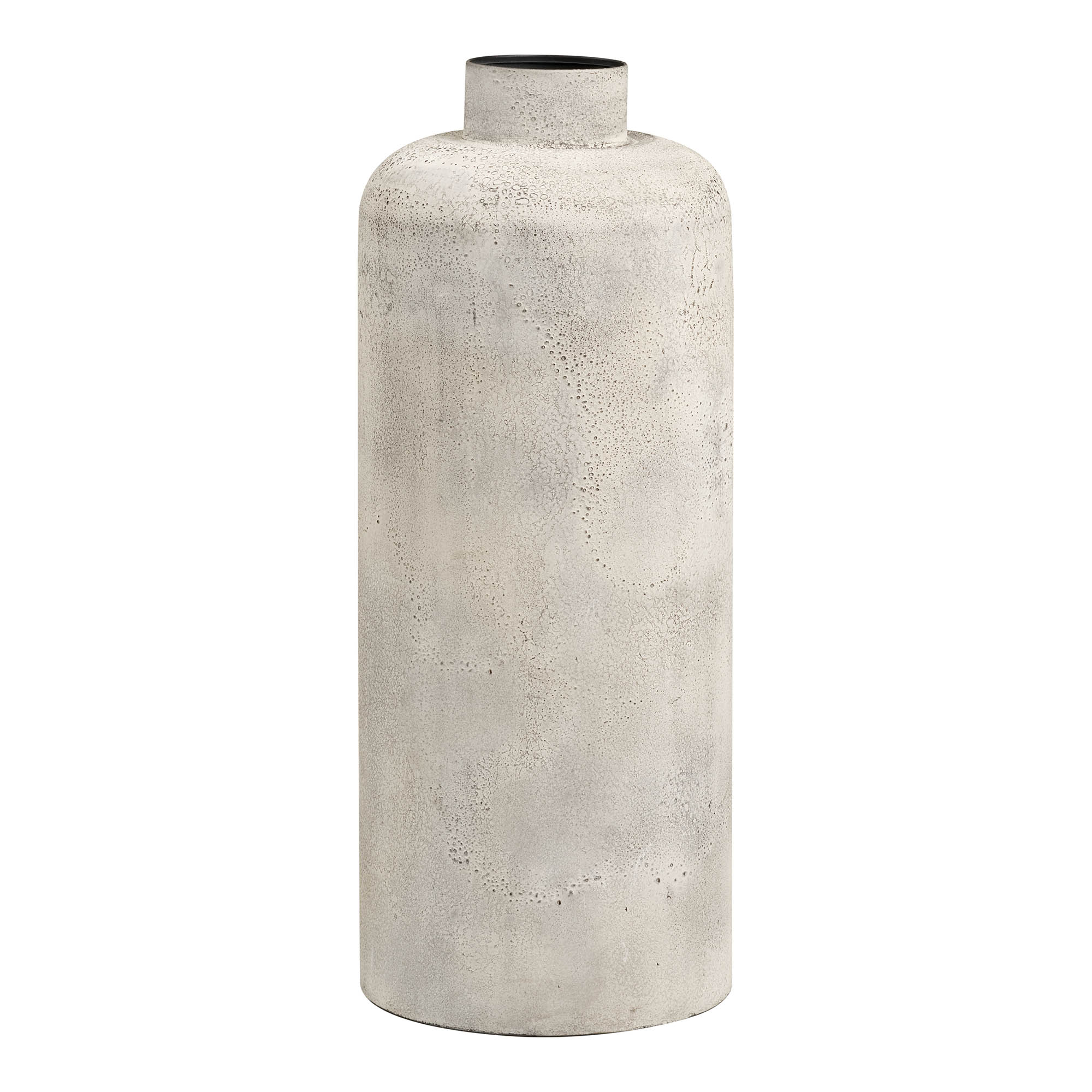 Hou Dekorationskrukke, metal, antik beige, ø24x60,5 cm