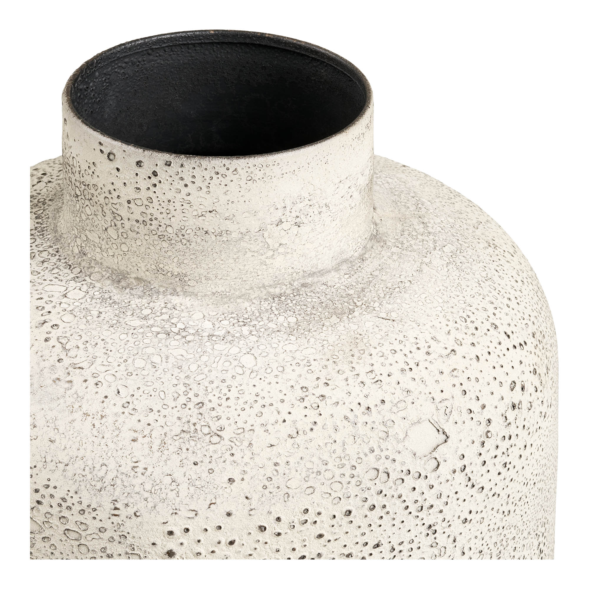 Hou Dekorationskrukke, metal, antik beige, ø24x78,5 cm - Billede 2