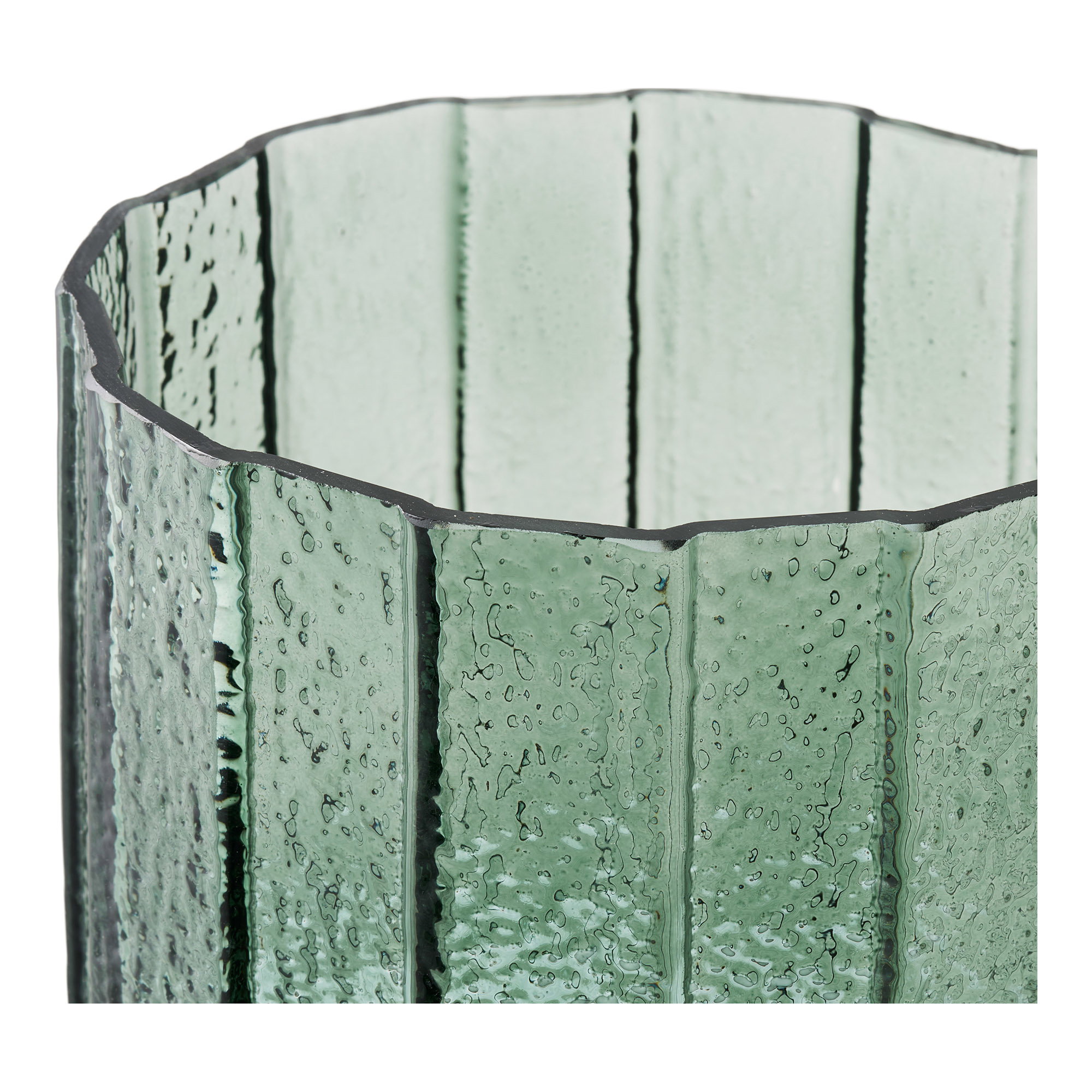 Urtepotte, glas, posy grøn, ø15x15 cm - Billede 2