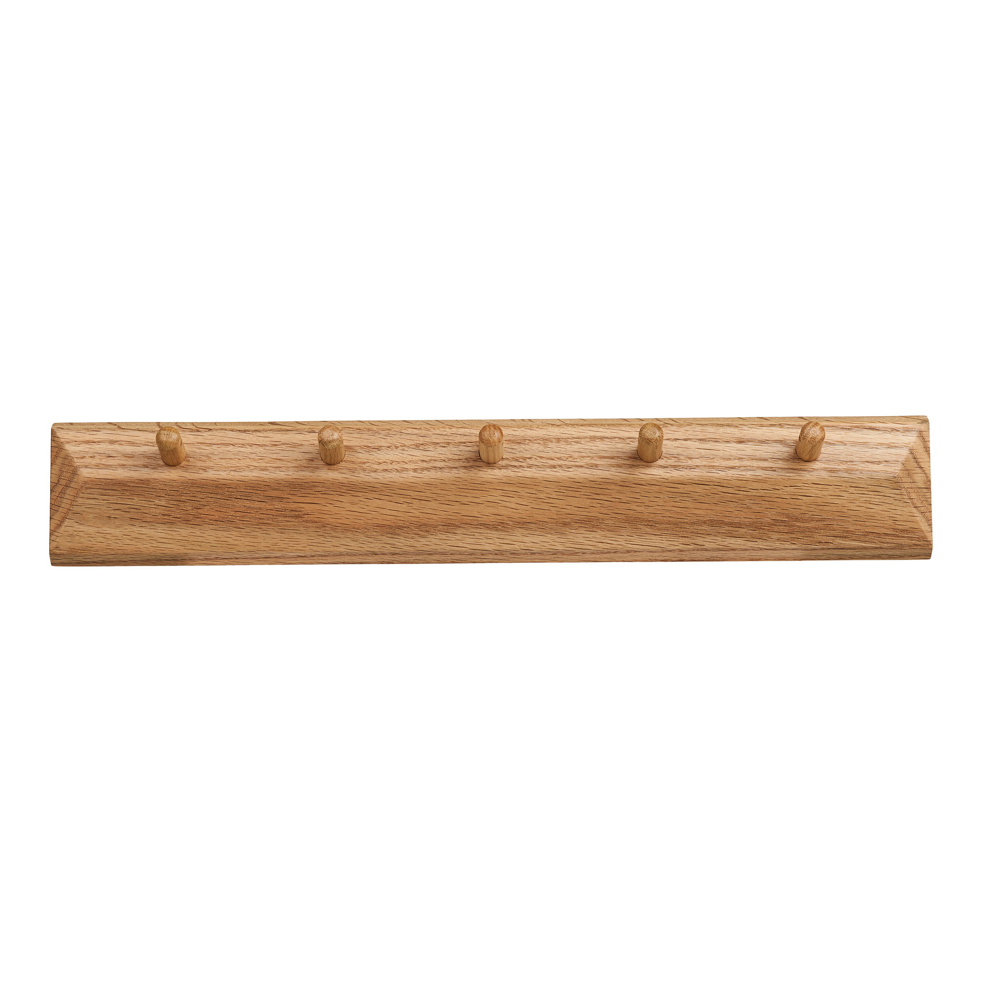 Barco Knagerække med 5 knager, egetræ, 50x8,5 cm - Billede 2